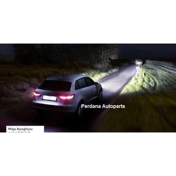 New Philips H4 RacingVision +150% x2bohlam ASLI PHILIPS