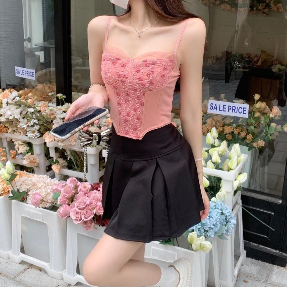 Tanktop Bra Wanita Fashion Import Renda