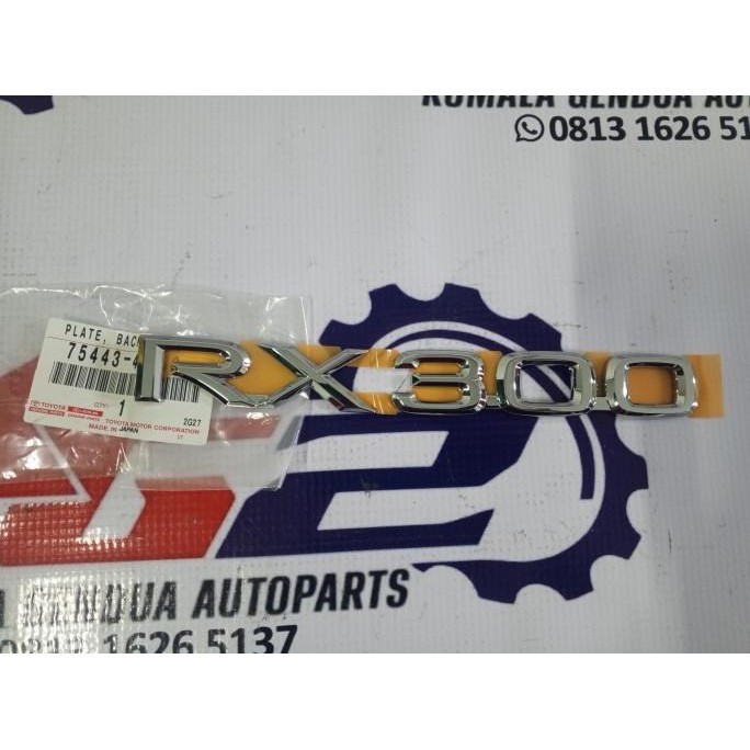 New Emblem Logo RX300 75443-48XNX ORI LEXUS