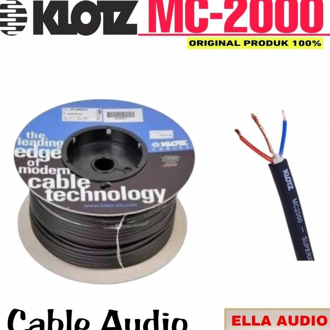 Promo Kabel Klotz Mc2000 Kabel Audio Microphone Klotz Mc-2000