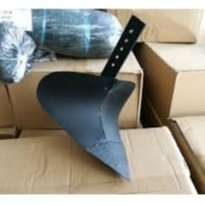 Alat Mata Singkal Bajak Manual Single Double Segitiga Bonus Sarung