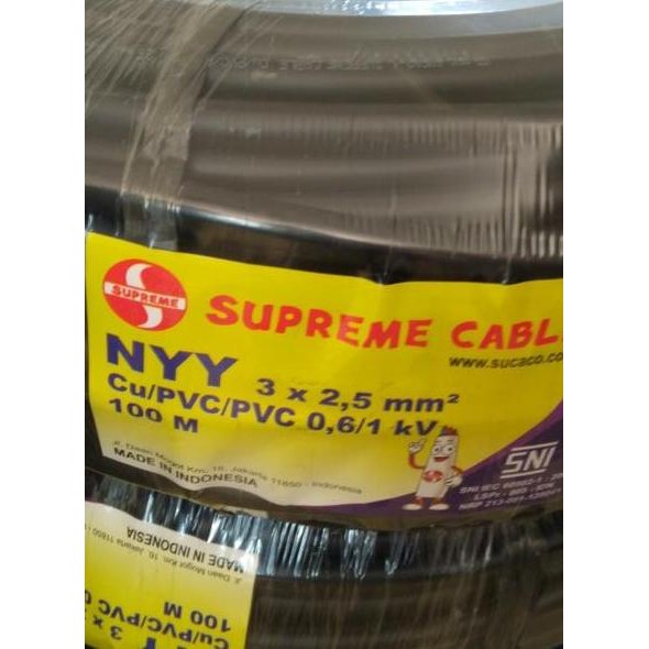 NYY 3x2,5 mm Supreme @100m / NYY 3x2.5 mm Supreme NYY 3 x 2,5 mm