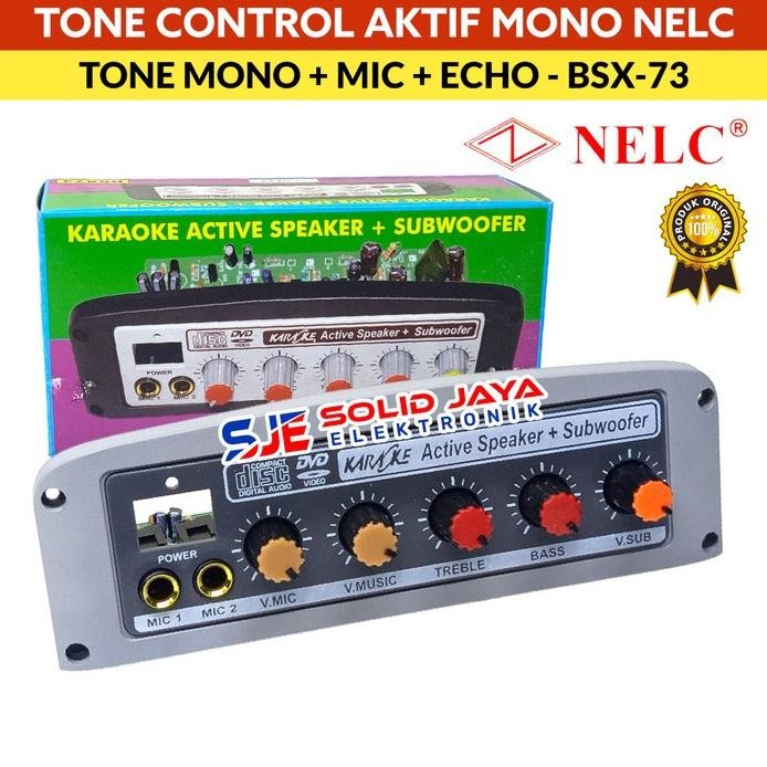 Terlaris Kit Tone Control Aktif Bsx73 Stereo Plus Echo Mic Mik Karaoke Mixing Plus Panel Nelc Bsx0-7
