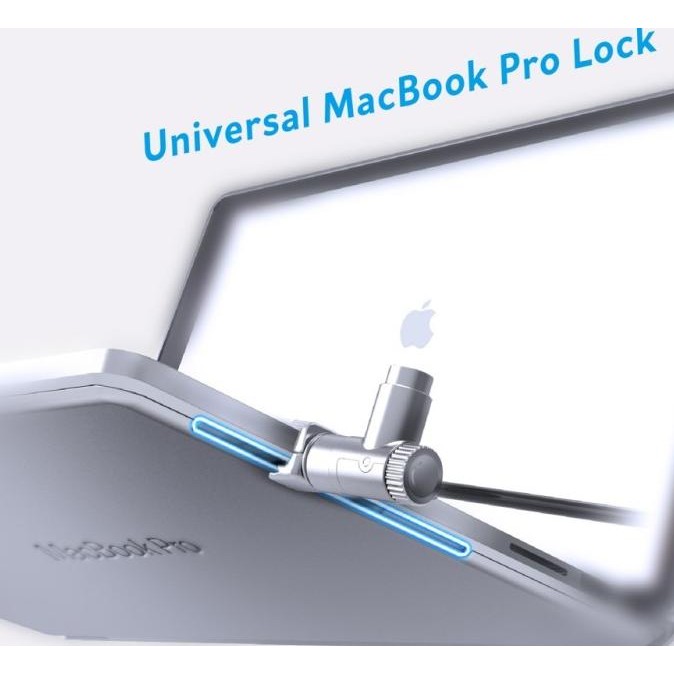 TERMURAH - iLock - Macbook Pro Keyed Cable Lock 14inch and 16inch