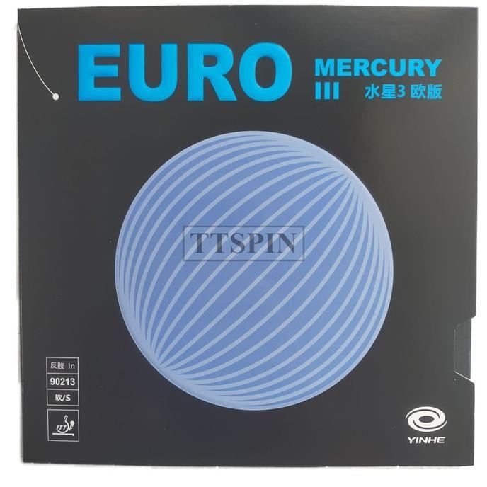 Yinhe Mercury Euro III - Karet Pingpong Tenis Meja Bet Rubber Bat Mercury 3