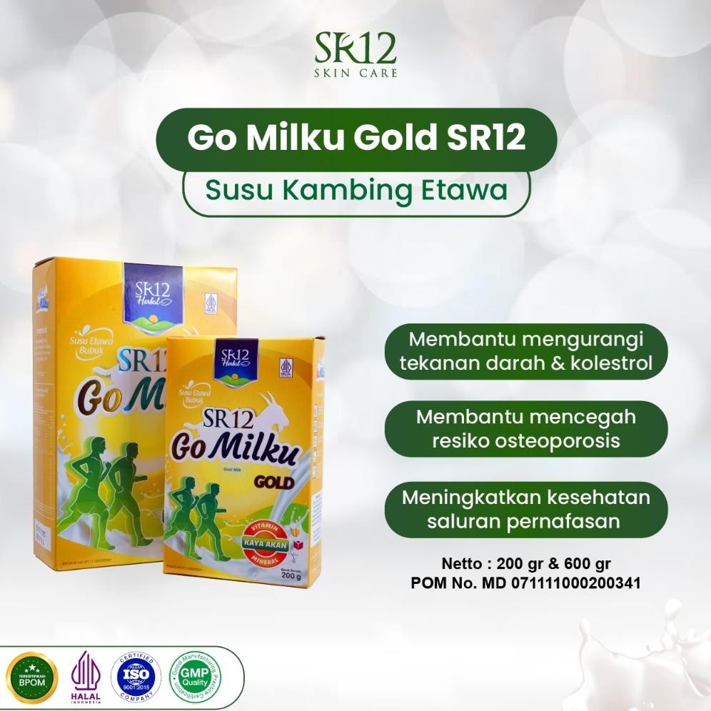 

Go Milku Gold Susu Kambing SR12 Etawa Asli - Atasi Nyeri Sendi Pegal Linu - Membantu Melancarkan ASI - Meningkatkan Kesehatan