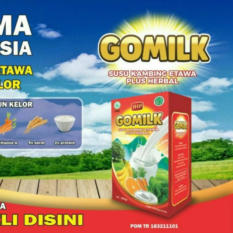 

Gomilk Susu Kambing Etawa Plus Herbal Coklat Strawberry 200gr