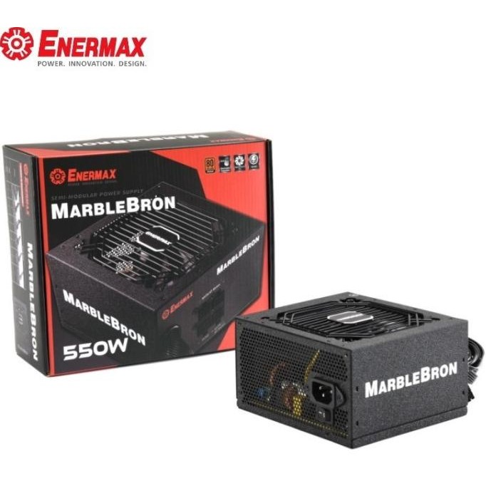 TERMURAH - Enermax MARBLEBRON 550W - PSU 550W 80+ Bronze Semi Modular EMB550AWT