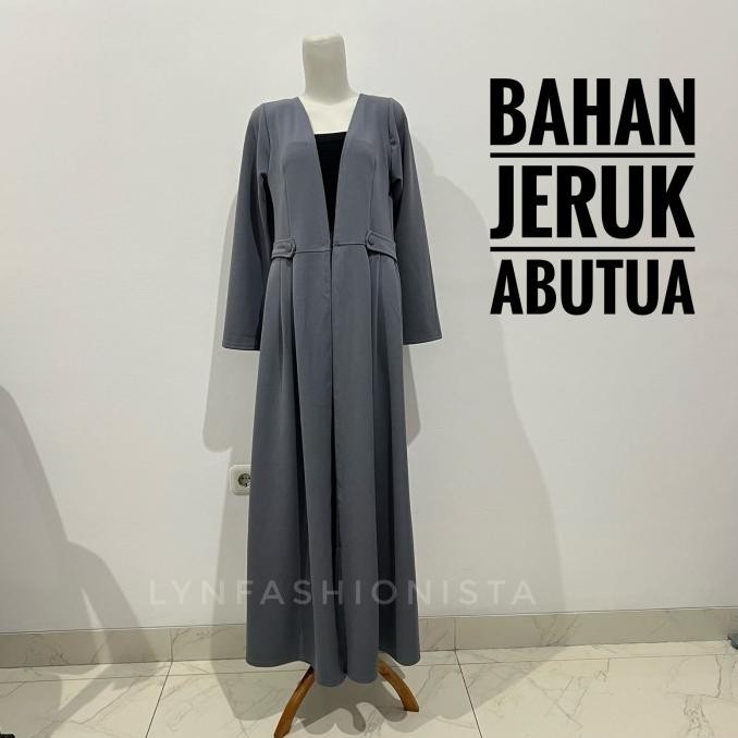 LONG CARDIGAN WANITA LENGAN PANJANG/ VIKA OUTER/BLEZER GAMIS TEBAL BKS88