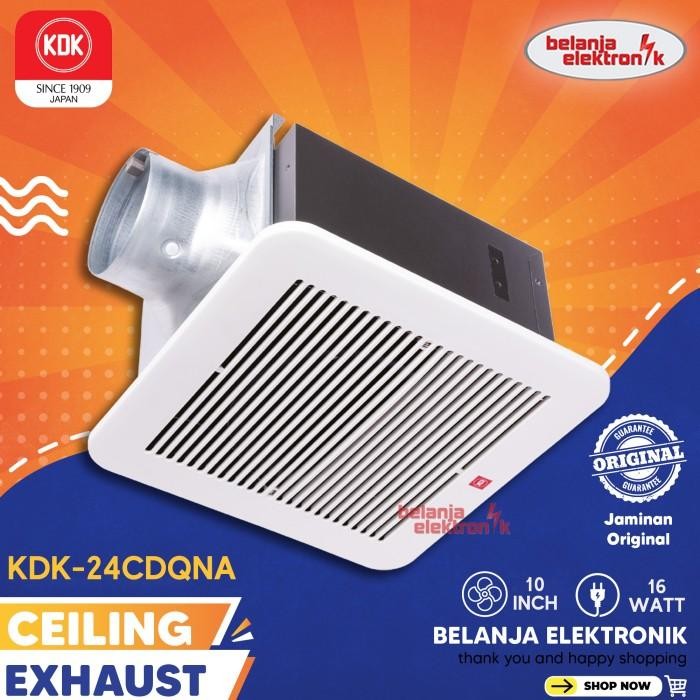 Exhaust Fan Plafon Kdk Sirocco 24Cdqna 10 Inch Ceiling Fan Cerobong Original Dan Terpercaya
