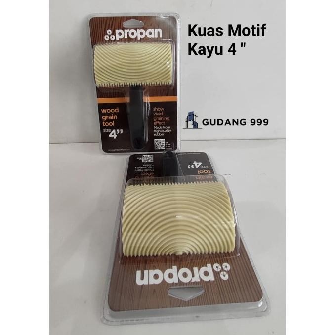 kuas motif kayu / kuas propan / wood grain rubber / kuas urat kayu