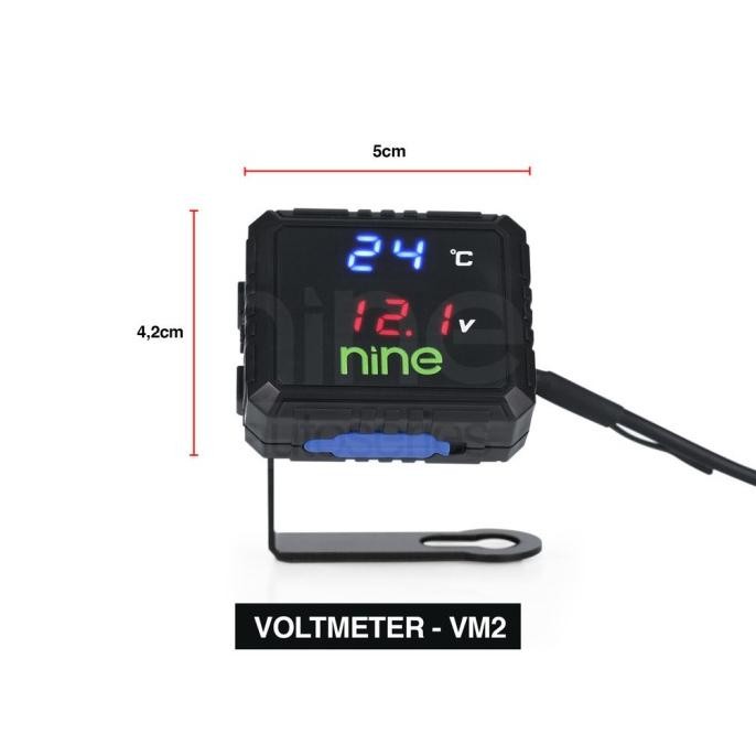 VOLTMETER 3IN1 MOTOR NINE LX-TRIX VM-02