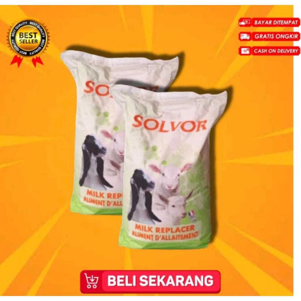 Susu Solvor 1kg Susu Ternak Susu Sapi Susu Kambing Susu Pengganti Induk Sapi Original 100%