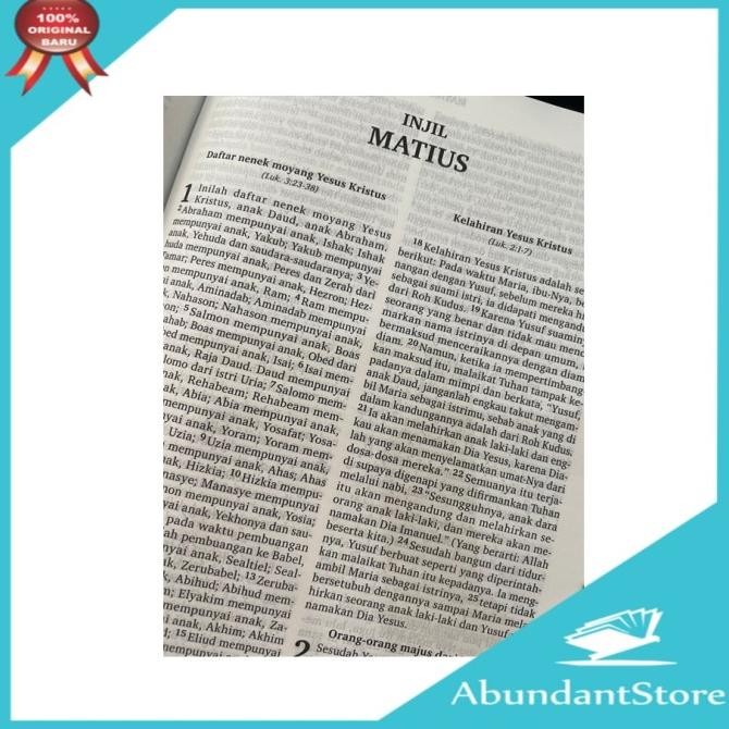 

Alkitab Ukuran Sedang 052 Ti Sampul Plastik - Lai Original