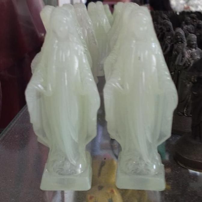 Produk Baru Pajangan Patung Bunda Maria Untuk Mobil Menyala Dalam Gelap