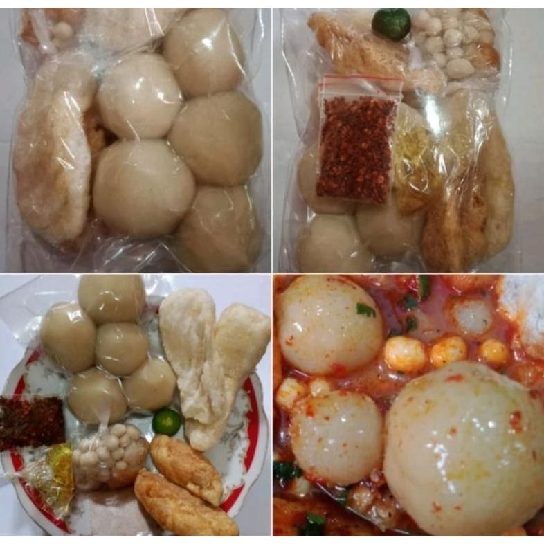 

READY STOK Baso Aci Jumbo Ayam Suwir Paket 10 Bungkus Sudah Komplit Bumbu Harga Riseller Siap kirim