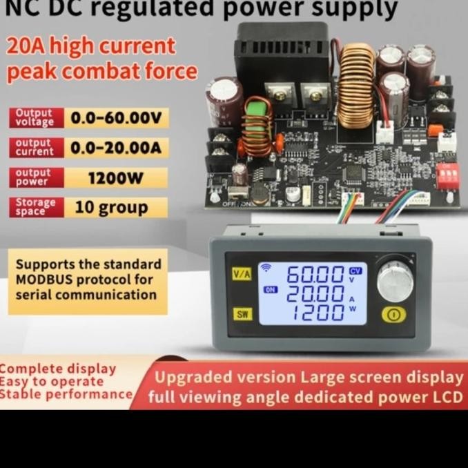 TERMURAH - XY6020L CC CV adjustable Step down - Buck Converter Power Supply