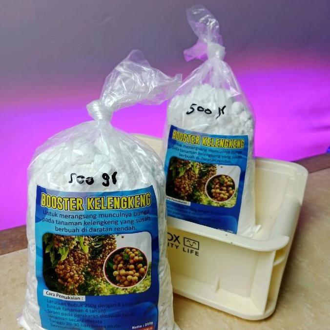 TERSEDIA [COD] 500GR Booster Kelengkeng bubuk murni Serbuk Potensi Pohon Berbuah Lebat