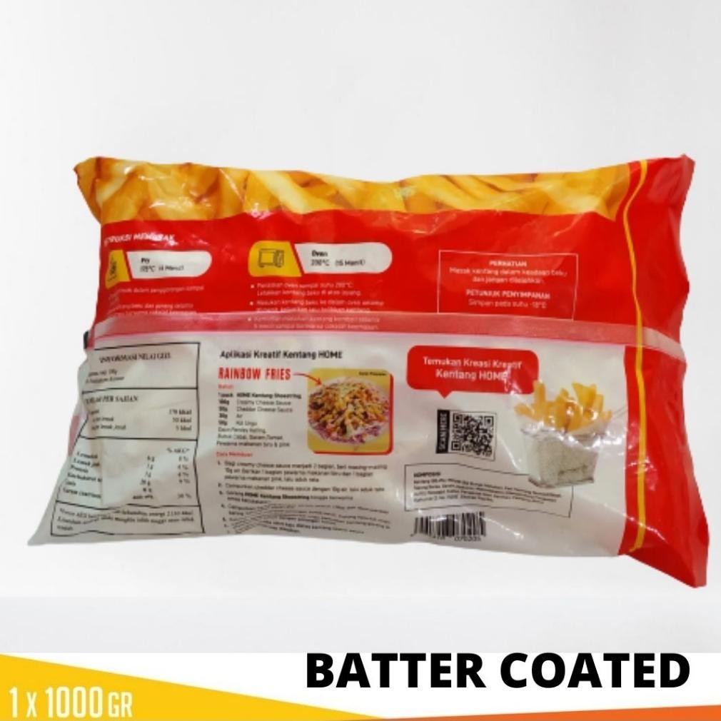 

Cxv-38 Gb29 Kentang Home Shoestring Batter Coated 1Kg Frozen Hemat