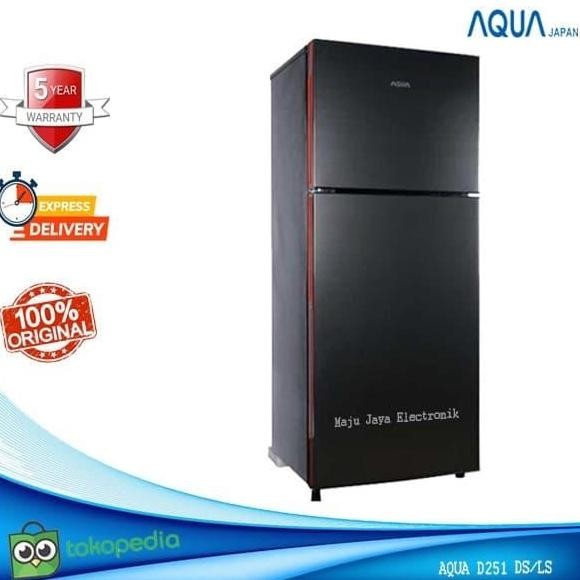 Kulkas 2 Pintu Aqua Sanyo D251 Tanpa Bunga Es Low Watt