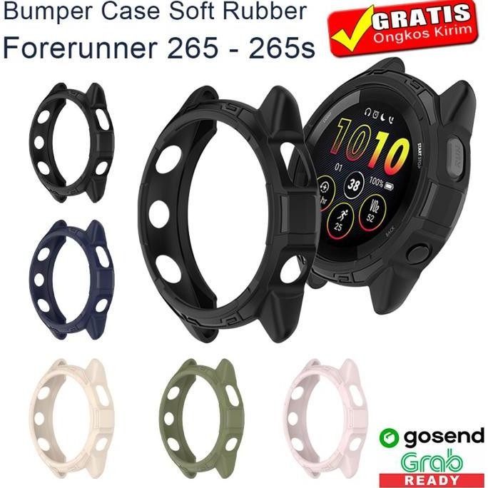 TPU BUMPER SOFT CASE FOR GARMIN FORERUNNER 265 - FORERUNNER 265S SILICONE PROTECTOR