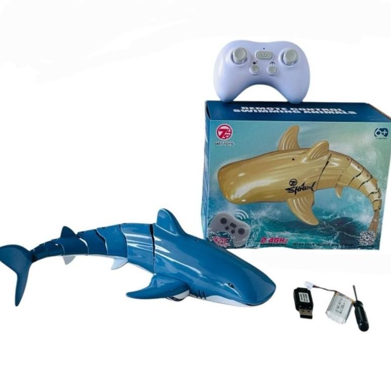 TERLARIS Ikan Hiu Remote Control Shark RC Hiu Di Air Siap kirim