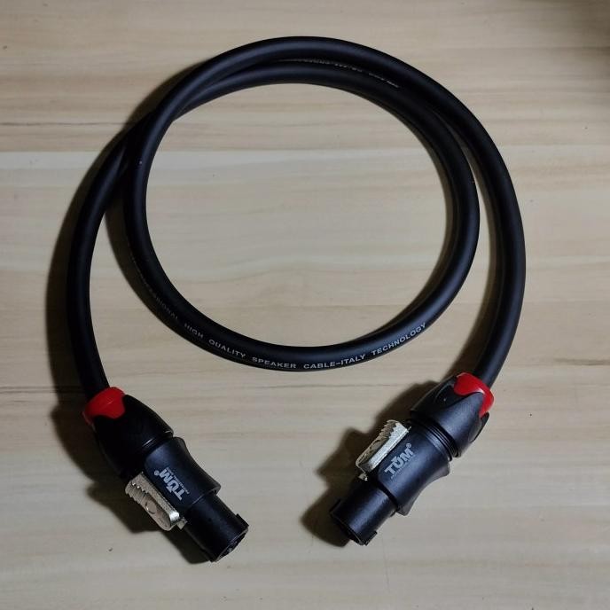 Tersedia Kabel Speaker Spl Audio Cs225 Dan Speakon Konektor