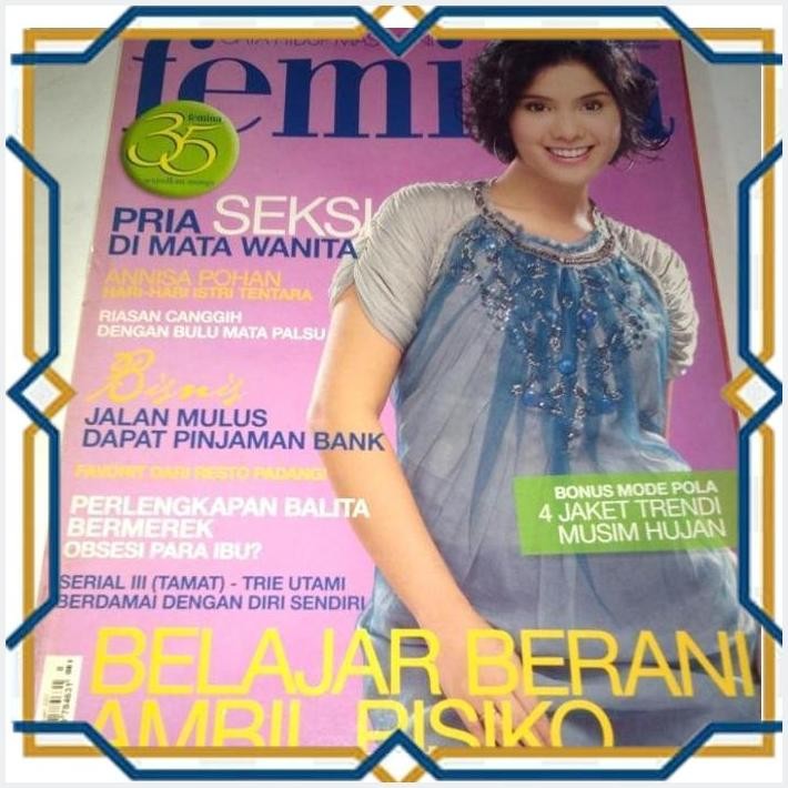 [4PE] MAJALAH FEMINA TAHUN 2007 COVER ANNISA POHAN