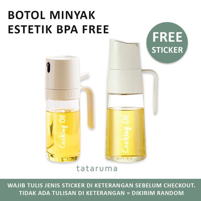 

STOK TERBATAS BOTORU - BOTOL MINYAK KECAP CUKA ESTETIK BPA FREE