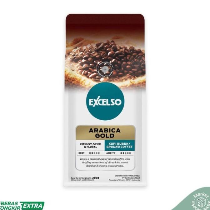 

Grosir Excelso Arabica Gold Coffee Beans 200 Gr