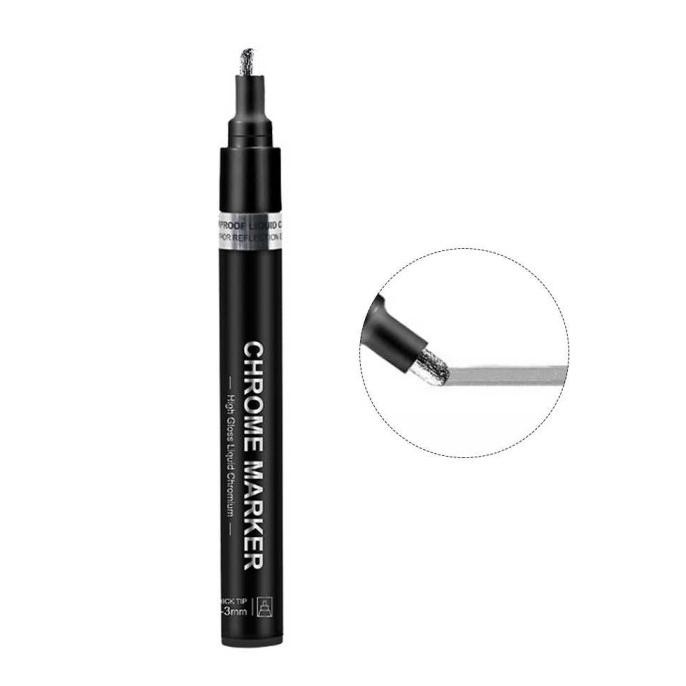 

Ready Spidol Permanen Marker Metallic Chrome Waterproof 2mm