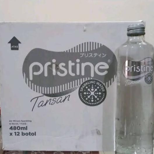 

Sale Pristine Tansan Air Minum Sparkling Water 480Ml 1 Dus / Karton Isi 12 Botol