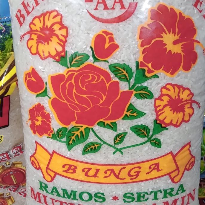 

Ready Beras Cap Bunga/Kembang Putih Pulen