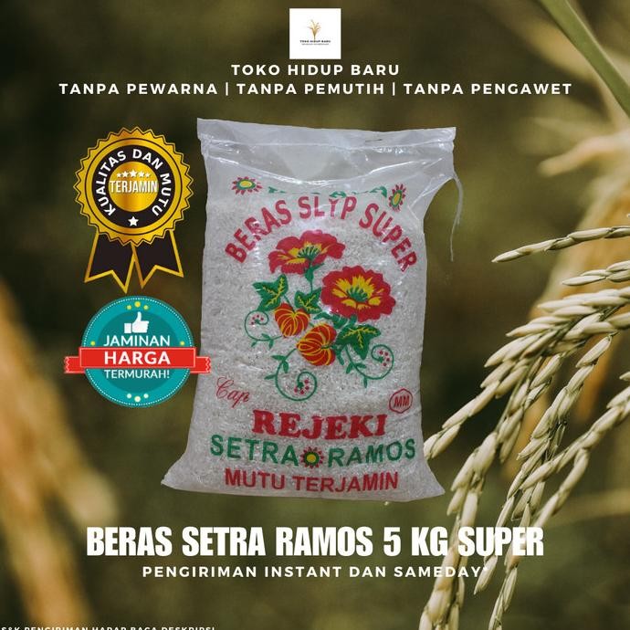 

Ready BERAS PUTIH 5 KG CAP KEMBANG HIGH QUALITY!