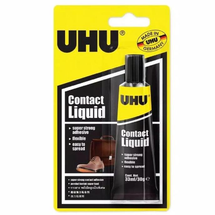 

ready UHU Household Contact Liquid 33 ml Blister / Lem Sepatu / Lem Tas murah