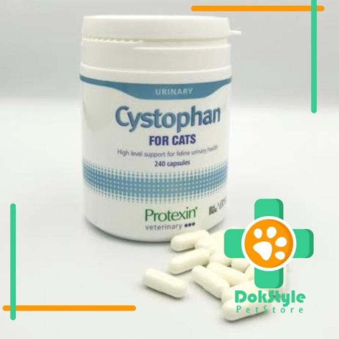 Cystophan obat urinary saluran kencing kucing mirip cystaid per15 tabs