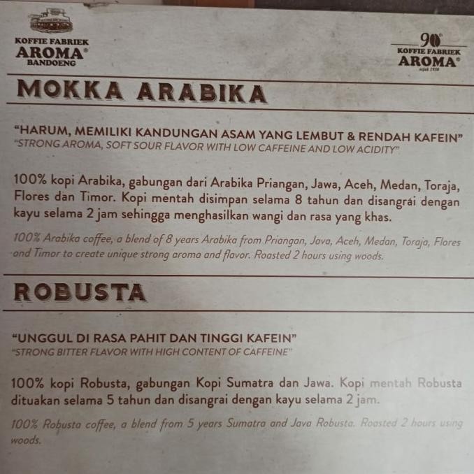 

Promo Kopi Aroma Banceuy Rasa Robusta