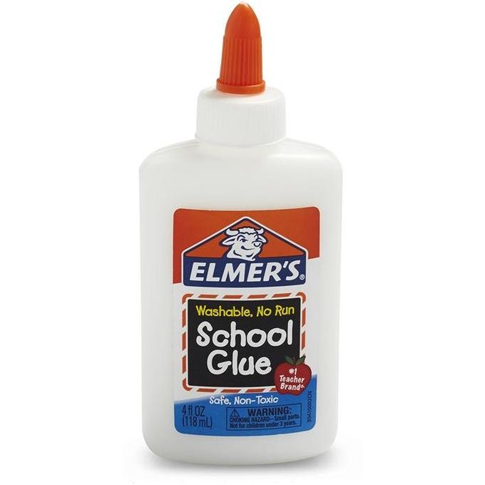 

ready Elmer's Washable White School Glue 4 fl oz / 118ml murah