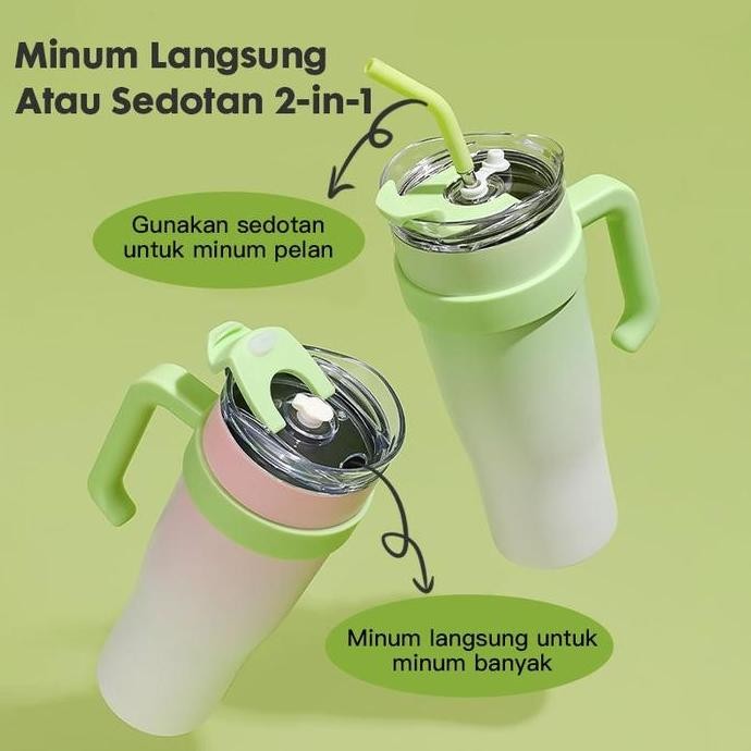 [EXCLUSIVE MELMELSHOP5 ] AESTHETIC TUMBLER STAINLESS STEEL COFFEE CUP BOTOL 304 MUG TAHAN PANAS DING