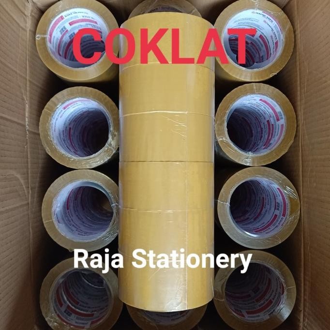 

ready LAKBAN NACHI 2 INCH 100 YARD 48MM OPP BENING COKLAT TAPE 1 DUS 72 ROLL murah