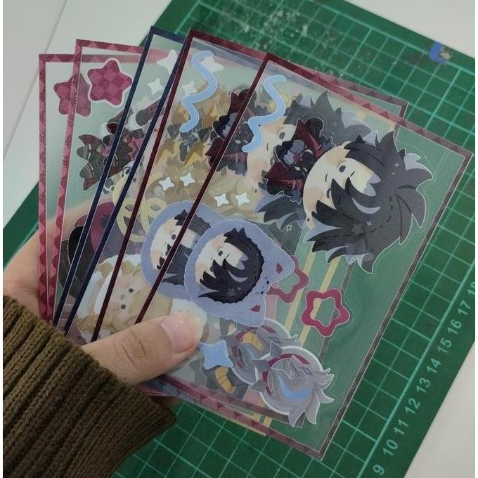 

ready Cetak Sticker Pack / Sticker Sheet Ukuran A7 / A6 / A5 / Tinta UV Gell Full Color dan Bisa Pakai Tinta Putih murah