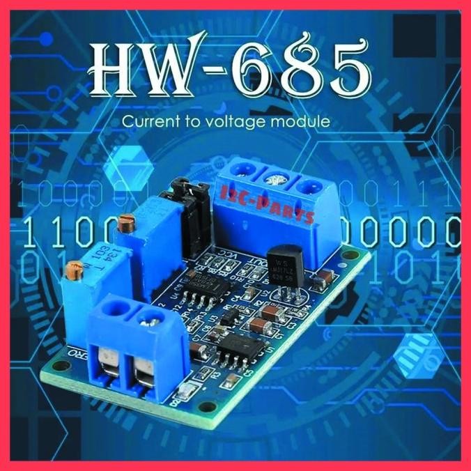 new HW-685 Current to Voltage Converter Signal 4-20mA To 0-3.3V 5V 10V murah