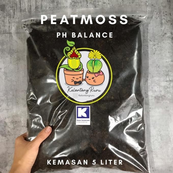 Peatmoss klasmann 5 liter (base substrate/biru) murah