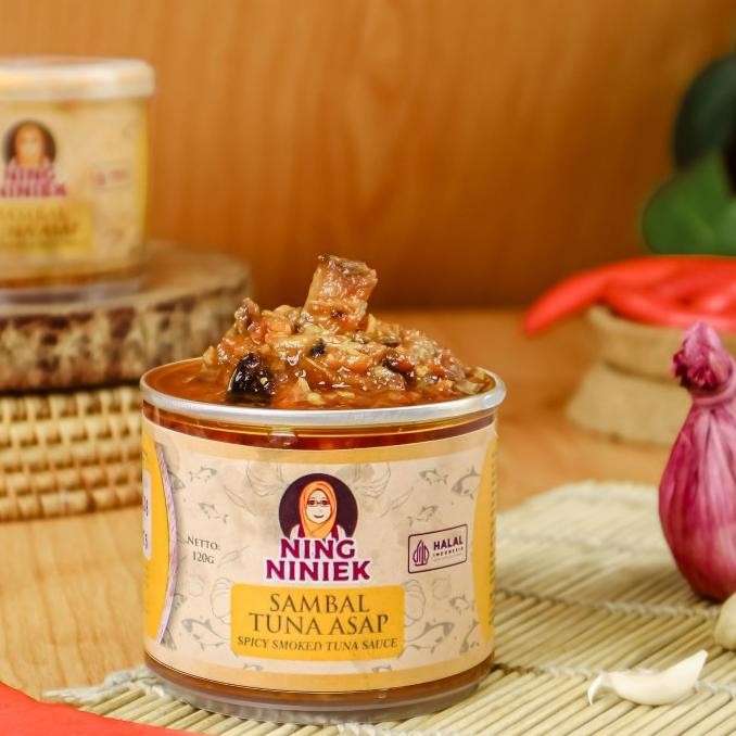 

SAMBAL/ SAMBEL TUNA ASAP NING NINIEK KHAS SURABAYA PRAKTIS SIAP MAKAN
