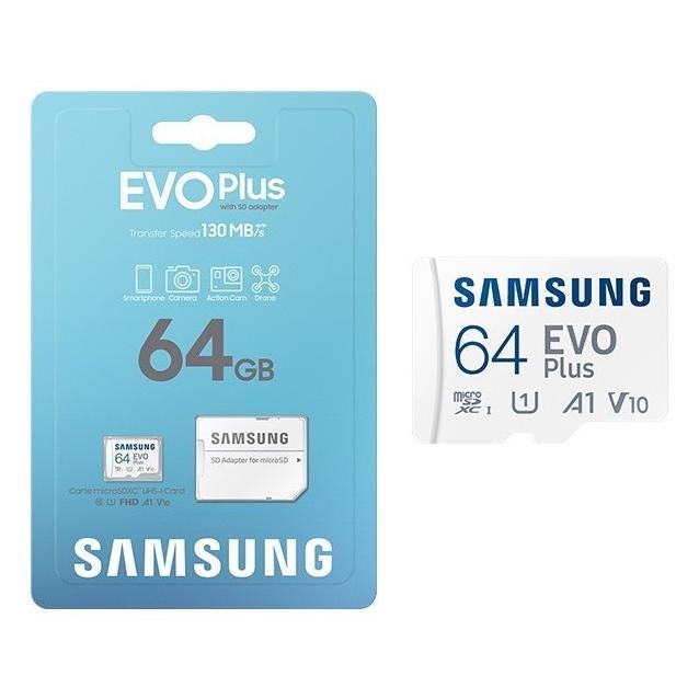 Samsung MicroSD Evo Plus 64GB 128GB 256GB 512GB Memory card Micro SD SDXC Kartu Memori Original