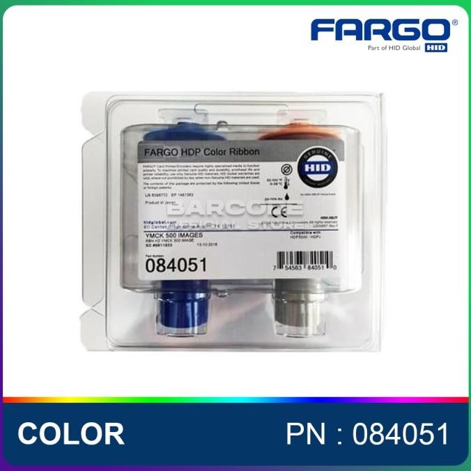 ready RIBBON COLOR FARGO HDP5000 HDP COLOR RIBBON HDP 5000 PN : 084051 YMCK
