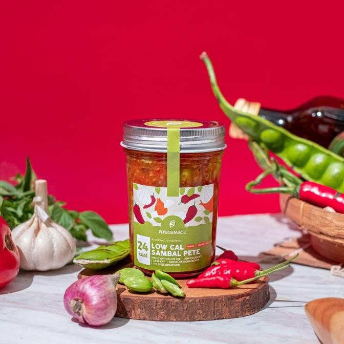 

Fit Boemboe - Sambal Pete 175g |made with Olive Oil , Low Calories