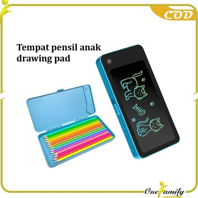 

tyS [COD] OFM A115 Drawing Box 2IN1 Kotak Pensil dan Papan Coret Kreatif Peralatan Sekolah