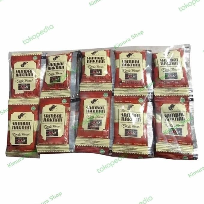 

50 Sachet Sambal Bawang NakNan (eNAK teNAN) Pedas