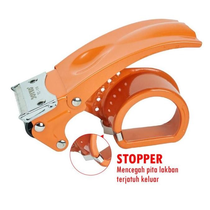 

ready (1 Unit) Adhesive Tape Cutter JOYKO TC-119 Tempat Pemotong Lakban 2" Inch Besar 45 / 48 mm murah